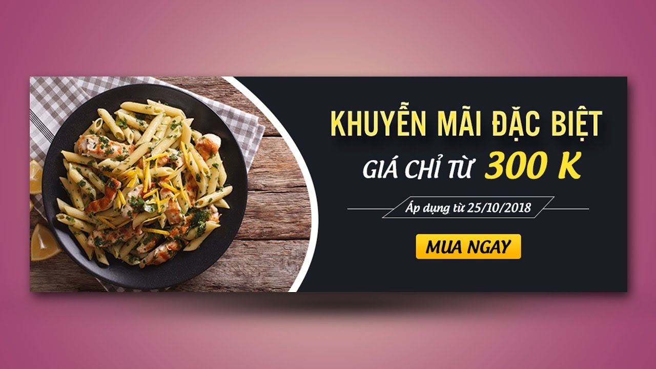 Banner Design | Hướng dẫn thiết kế banner web bằng Photoshop | Haithanh Design