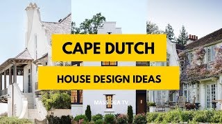 95+ Beautiful Cape Dutch House Design Ideas from Instagram