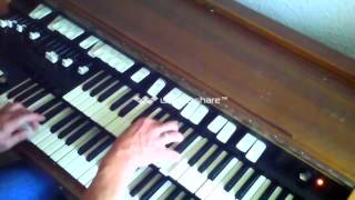 finger exercises dry played on the HAMMOND T 100 Tango Jalousie and Ole Quapa
