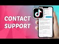 نحوه تماس با پشتیبانی TikTok نحوه تماس با پشتیبانی TikTok
