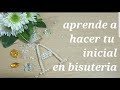 COMO HACER UNA INICIAL CON PERLAS Y CRISTAL SWAROVSKY QUE ME ENVIARON DE ROD ACCESORIOS// BISUTERIA