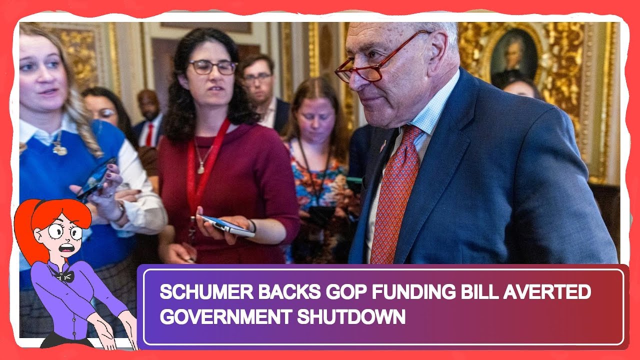 Schumer Backs GOP Funding Bill Averted Government Shutdown - YouTube