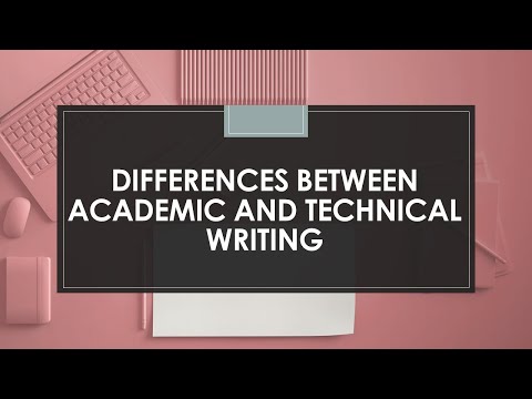 वीडियो: अन्य प्रकार के लेखन से अकादमिक लेखन में क्या अंतर है?