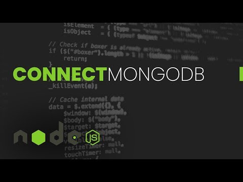 Connect MongoDB with Nodejs