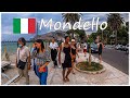 🇮🇹 Palermo Mondello Beach Walking Tour 🏖 4K Promenade Walk ☀️ Italy Sicily 🇮🇹 (Sunny Day)