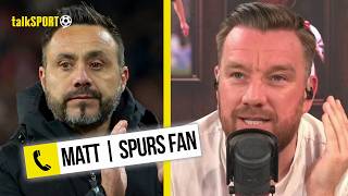 "FIVE-YEAR CONTRACT?!" Matt the Angry Spurs fan RANTS on Roberto De Zerbi's Appointment screenshot 2