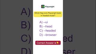 Which flag runs tests in headed mode?#shorts #shortsfeed #playwright #testing #foryou #qatesting #qa