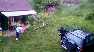 Sturm über den Karpaten - Ruhe am Zeltplatz