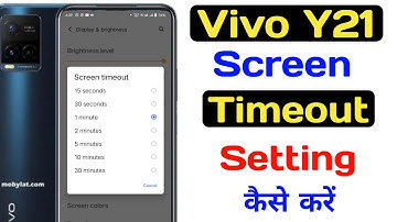 How To Vivo Y21 Screen Timeout Setting ll How To Manage Screen Timeout Setting Vivo Y21