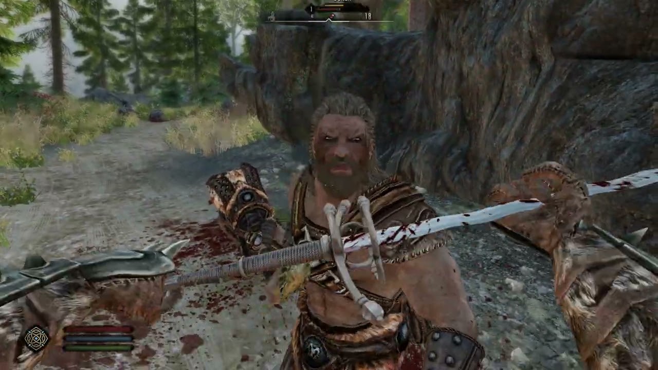 Skyrim Test 03 Valhalla Combat Mod