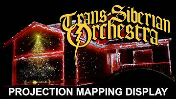 Trans Siberian Orchestra Christmas House Projection Mapping Live Display