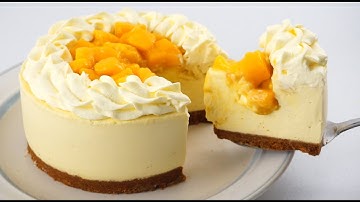 No Bake Mango Cheesecake