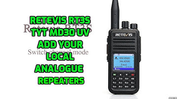 RETEVIS RT3S  MD380 UV-  ADD REPEATER