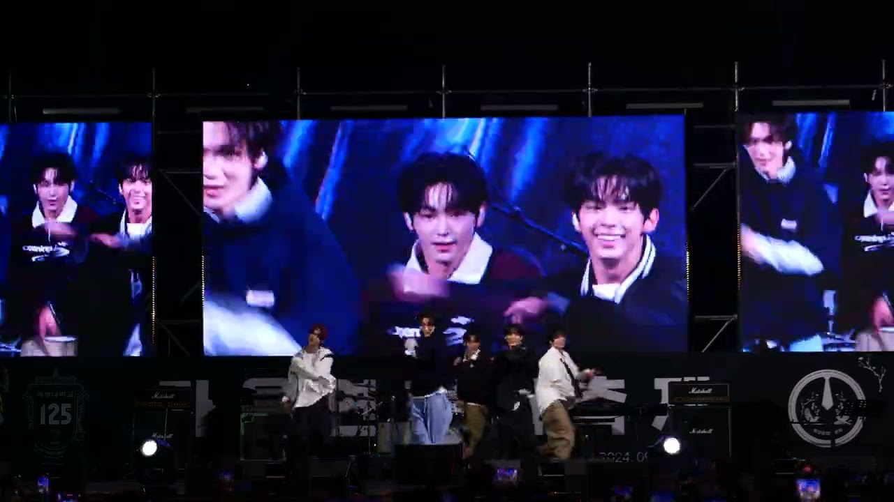 [4K] 240927 계명대 총학생회X총동아리연합회 축제 투어스(TWS)/Duble take/first hooky/첫만남은 계획대로 되지않아/내가 S면 넌 나의 N이 되어줘