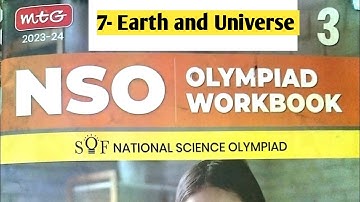 Class -3 NSO workbook Topic-7 The Earth and Universe