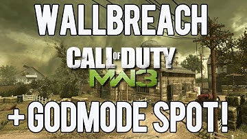 MW3 Glitches - Wallbreach + GodMode Spot On Vortex !