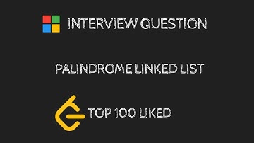 Palindrome Linked List | Python | Sliding Window | Dry Run | Leetcode - 234