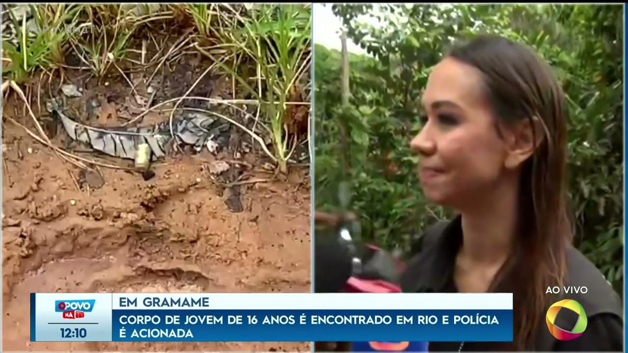 Em Gramame: corpo de adolescente é encontrado dentro de rio - O Povo na TV