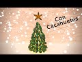 Como Crear ARBOLITO NAVIDEÑO Con CACAHUETES