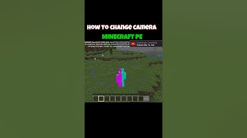Minecraft Bedrock Mein 1 Click Se Camera Change! No Manual Setup!