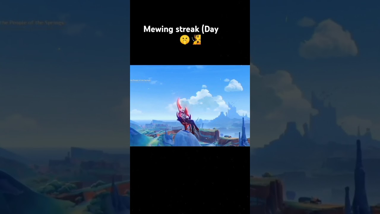 Day 135 of the mewing streak! 