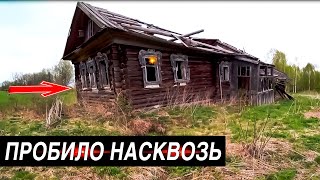 РАССТРЕЛЯННЫЙ ДОМ! Заброшенная деревня Стреляжка