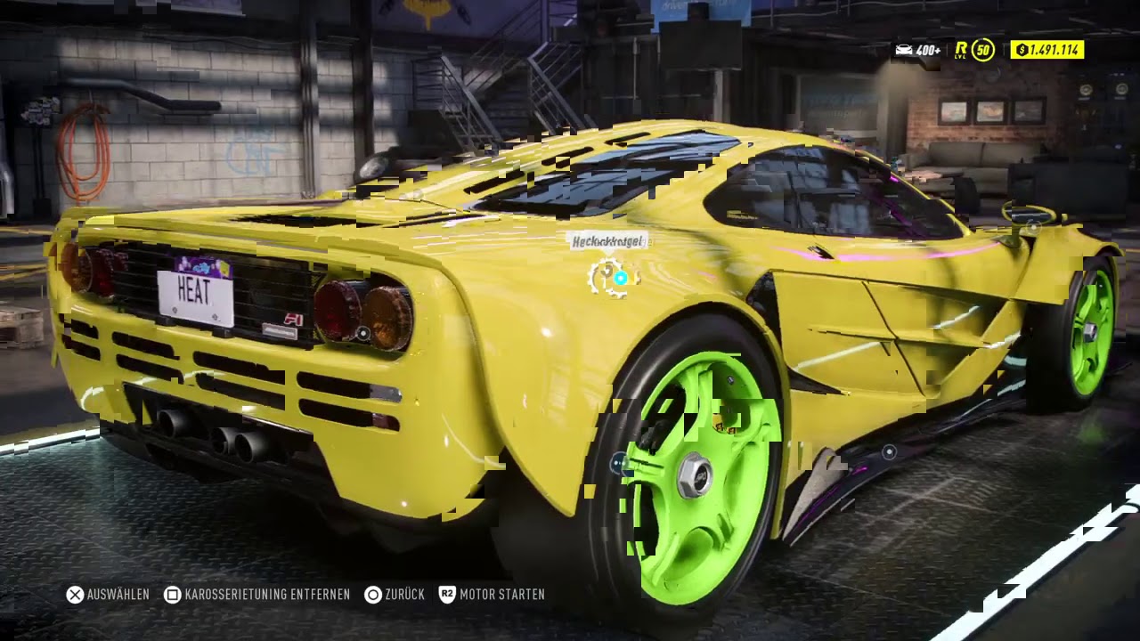 Need For Speed Heat Schwarzmarkt Kisten Need for Speed™ Heat_MCLAREN F1 TUNING MIT SCHWARZMARKT TUNING TEILEN