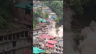 Kullu Anni Land slide 🙏😔 Pray for Himachal #kullulandslide #himachalnews