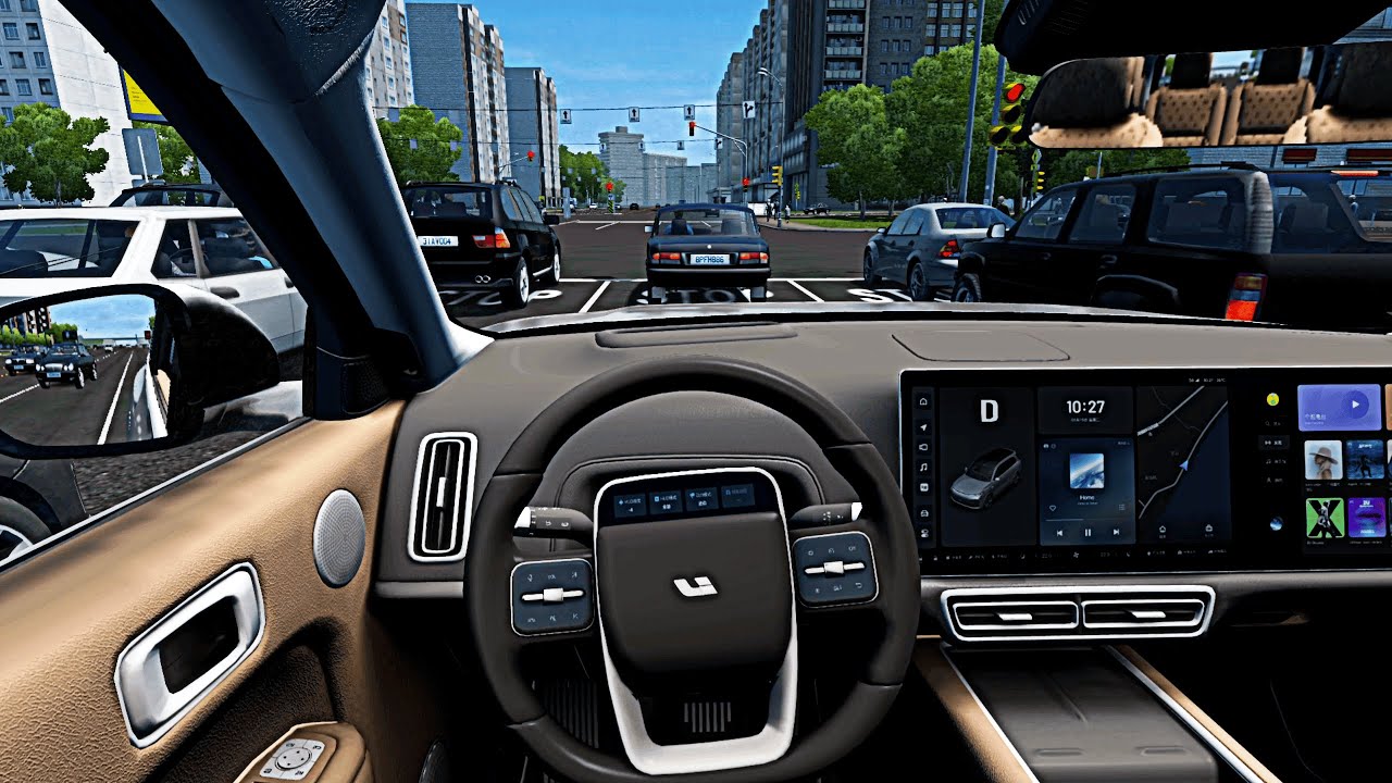 2024 Lixiang L9 Luxury SUV – City Car Driving [Steering Wheel Gameplay]