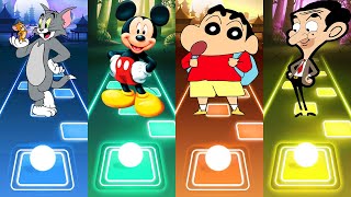 Tom and Jerry vs Mickey Mouse vs Shinchan vs Mr Bean - Tiles Hop