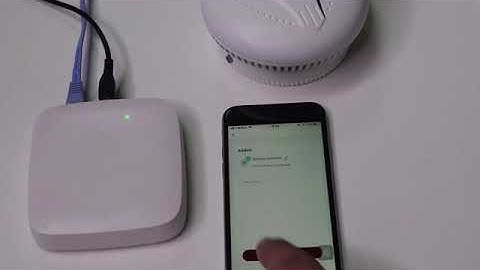 Zigbee Smoke detector with CE EN14604