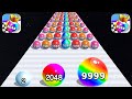 Ball run 2048 marble run az run  top tiktok gameplays satisfying mobile game levels xvbig