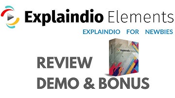 Explaindio Elements by Explaindio Review Demo Bonus -  Animation, Doodles Video Creator For Newbies