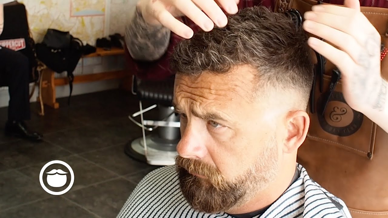 A Classic Hairstyle: The Messy Crew Cut - YouTube