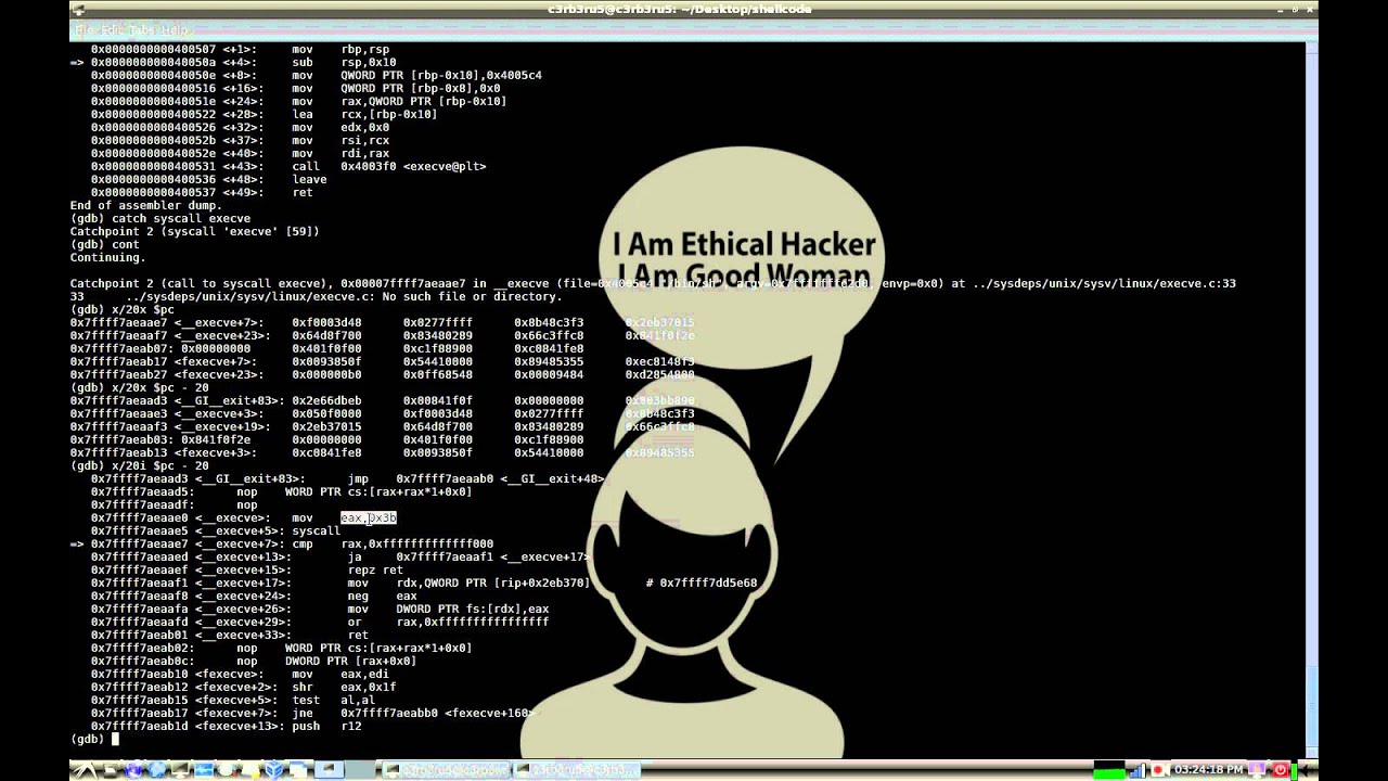 Smashing Stack + Shellcode for x86/x64 Linux YouTube