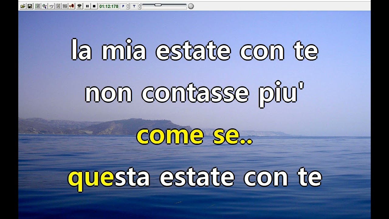 Fred Bongusto - La mia estate con te  (Karaoke  Devocalizzata)