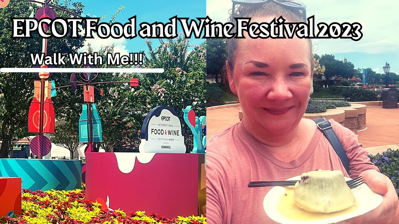 My First Trip to EPCOT'S Food and Wine Festival 2023 HONEST Food