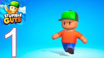 Stumble guys - gameplay walkthrough part 1 - First Win 🎯 (Ios, Android)