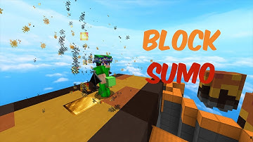 Playing the new BLOCK SUMO MODE on Bedwars Practice