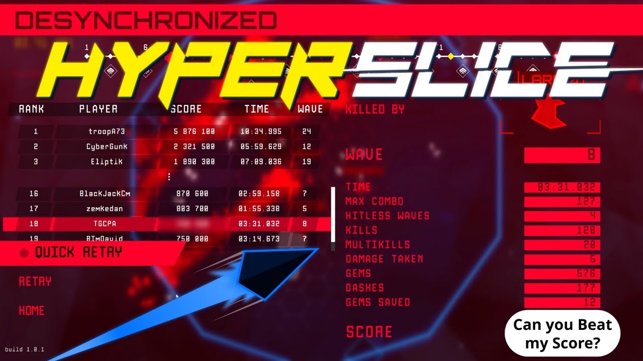 Fast Paced Ship Slicing Roguelike