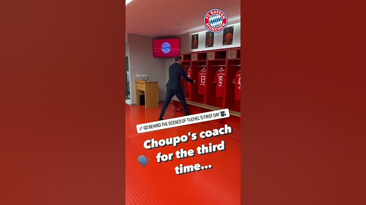 Thomas Tuchel first day at FC Bayern, third time coaching Choupo-Moting