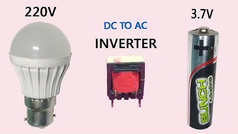 How to make 3v DC to 220v AC mini inverter.