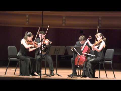 Quartet Danae plays String Quartet No. 2 in F Major Prokofiev