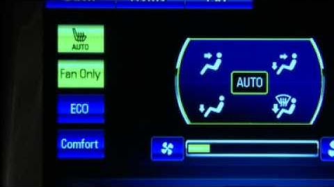 2015 Chevrolet Volt How To Adjust Climate System