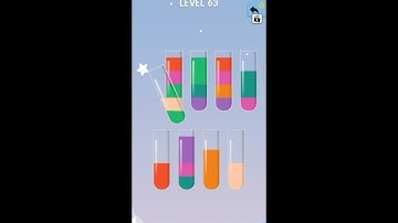 WATER COLOR SORT solution level 61–65🤓
