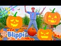 Halloween Pumpkin Hop! BRAND NEW BLIPPI Fall Songs for Kids