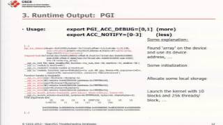 OpenACC Tutorial: Useful Strategies for Troubleshooting Net Worth