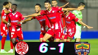 MSUVA aweka mbili, CAF Champions League: Wydad Casablanca VS Hearts of Oak 6-1
