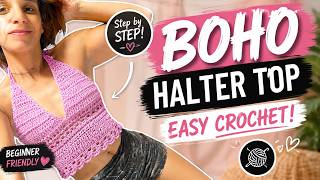 Boho Crop Top Full Video Tutorial