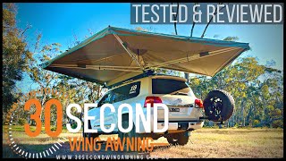 30 SECOND AWNING | 270 degree wrap around awning review | Freestanding | Walls | Mounts | Kaon Mount